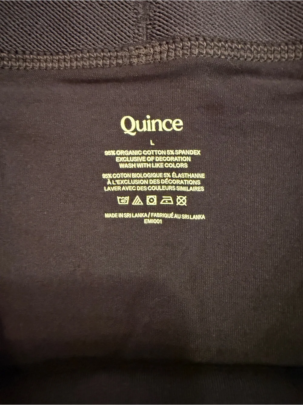 Quince Navy Blue Men's Organic Cotton Stretch Boxer Briefs - 2 Pack Sz L